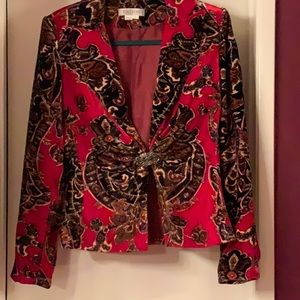 Kay Unger Velvet Blazer Size 10